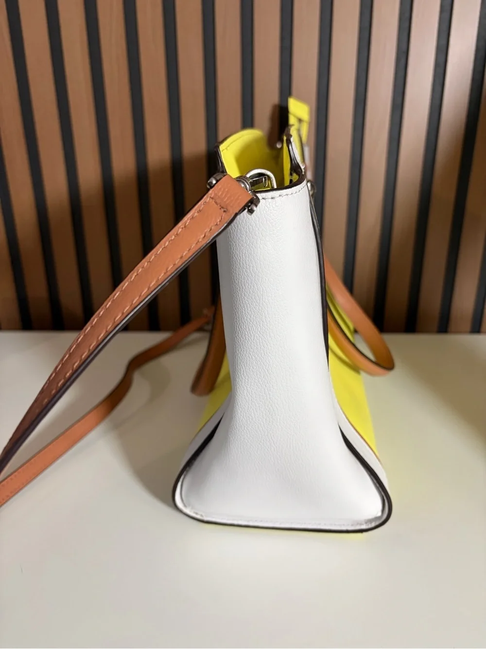 kate spade structured leather